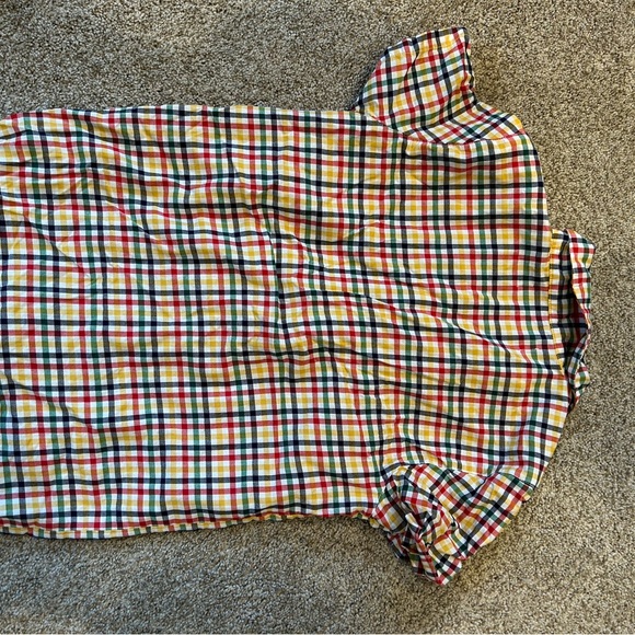 Hudson Bay Company Stripes cotton PJ set. Collared. Buttons. Pockets. Medium - Picture 6 of 10